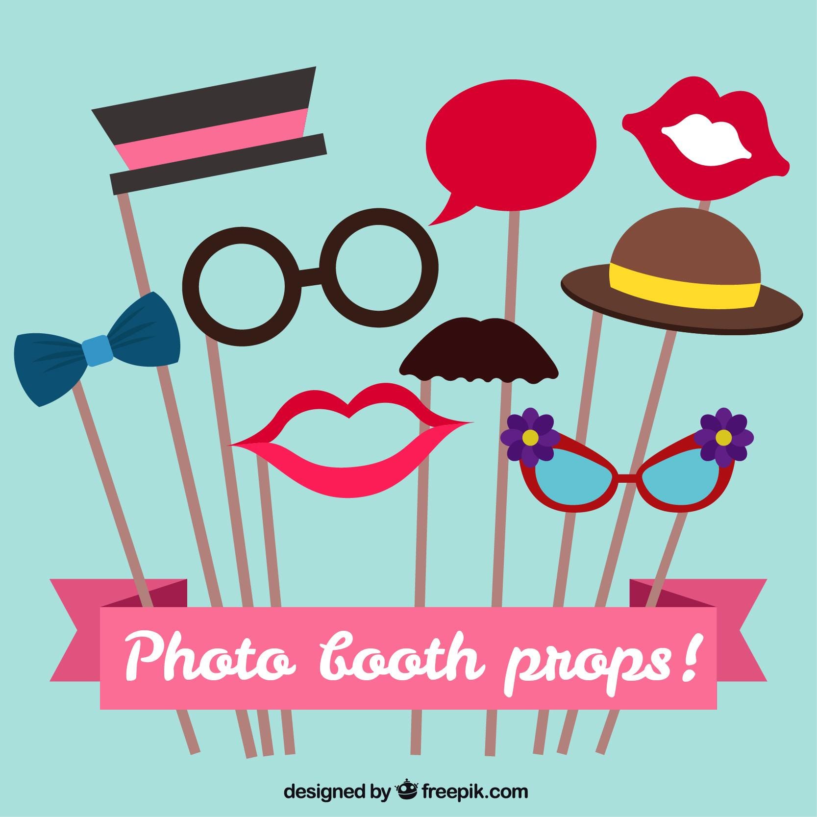 Photo booth props